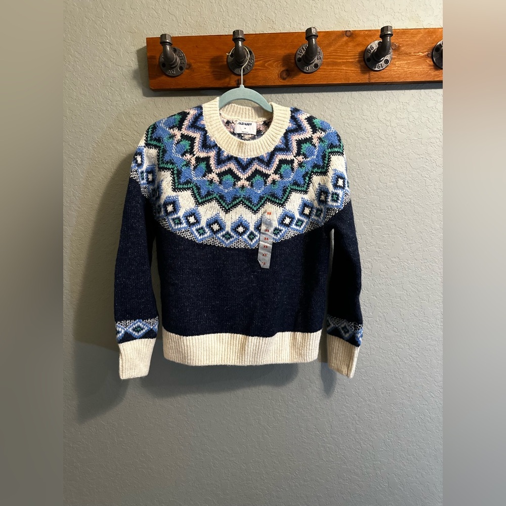 Cozy Blue Knit Sweater